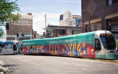 Valley Metro Rail downtown